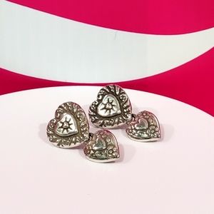 BRIGHTON RETIRED HEART BURST POST EARRINGS NWOT ✨️